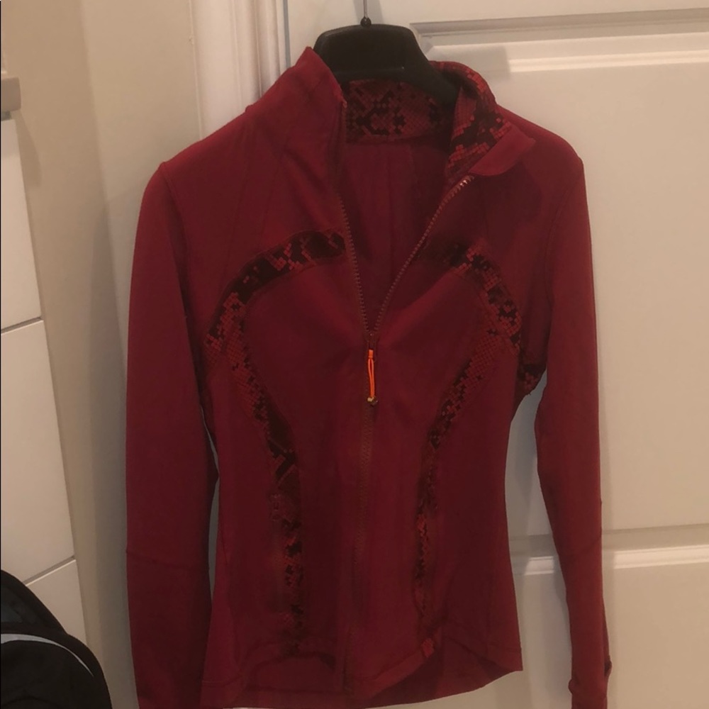 Red lulu lemon jacket